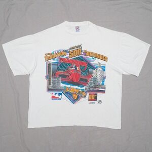 Vtg 1996 Indianapolis 500 T Shirt XL Sport Service Collectible 1/30000